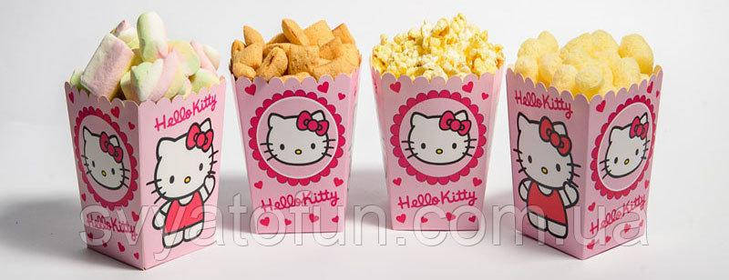 

Коробочка для попкорна и сладостей Hello Kitty