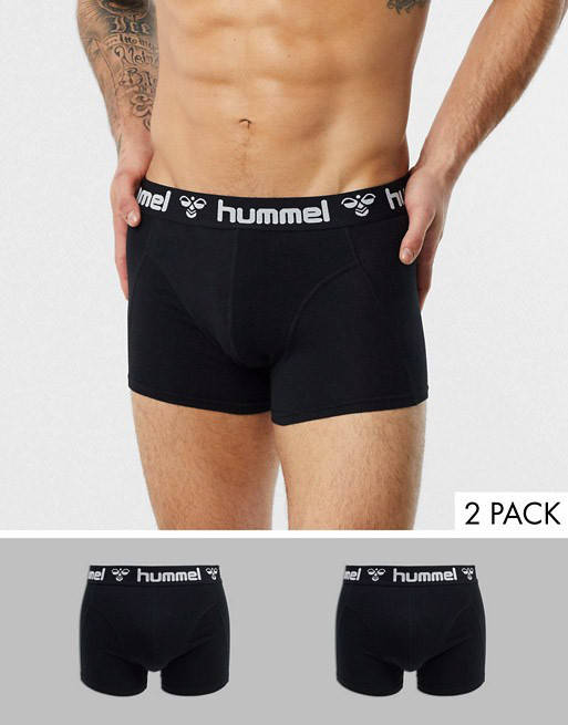 

Hummel боксерки труси набор 2шт черние S мужские, Черный