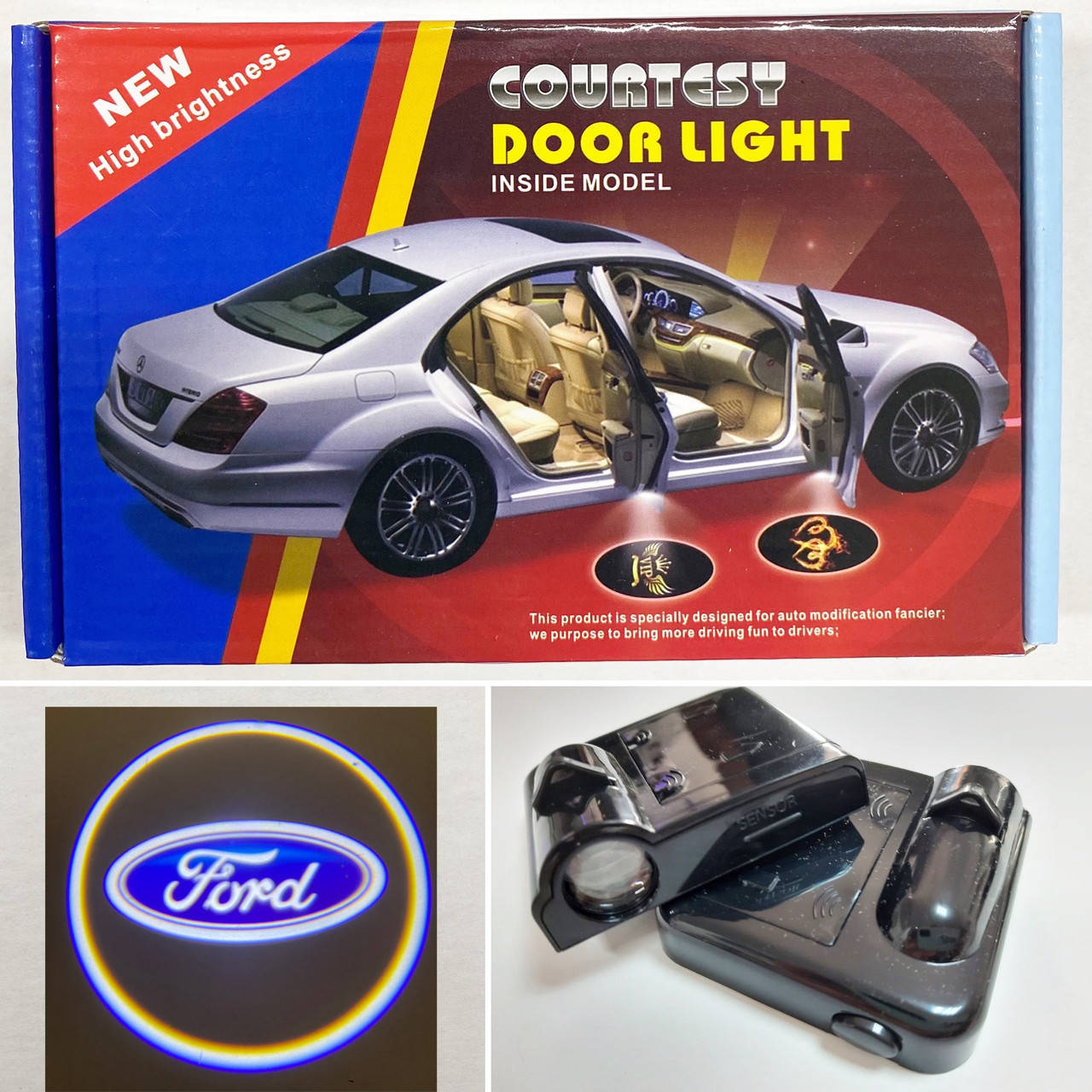 

Логотип подсветка двери Форд Lazer door logo light FORD