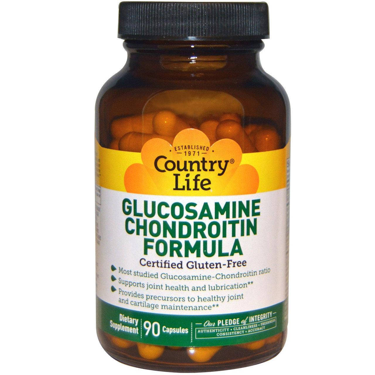 

Формула глюкозамина и хондроитина (Glucosamine Chondroitin Formula) 90 капсул
