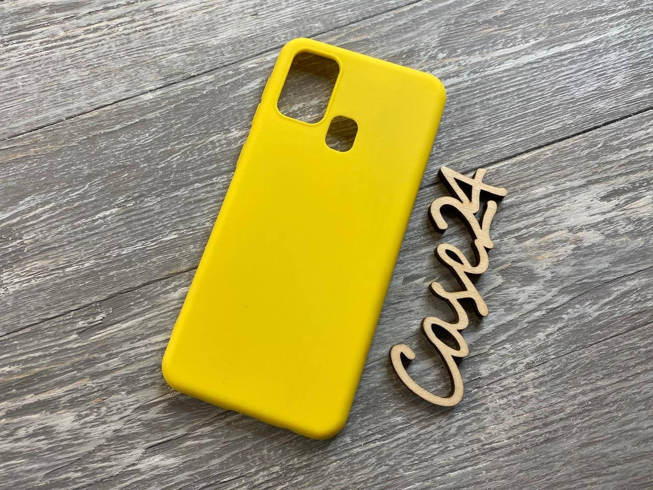 

TPU чехол накладка Candy для Samsung Galaxy M31 (9 цветов) желтый