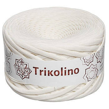 

Пряжа трикотажная 7-9 мм "Trikolino" 100м. Парное молоко