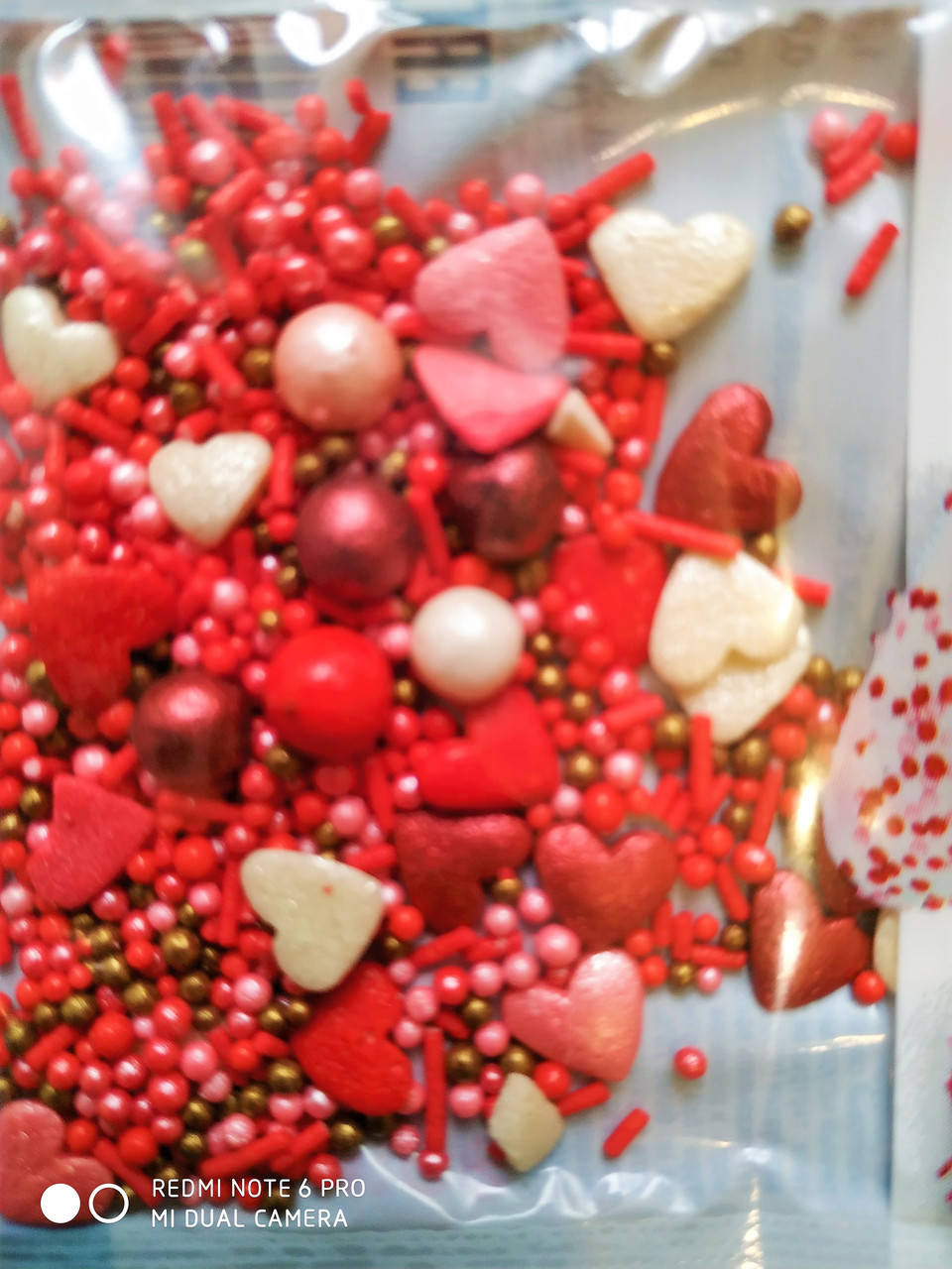 

Посыпка перламутровая микс с шариками №6