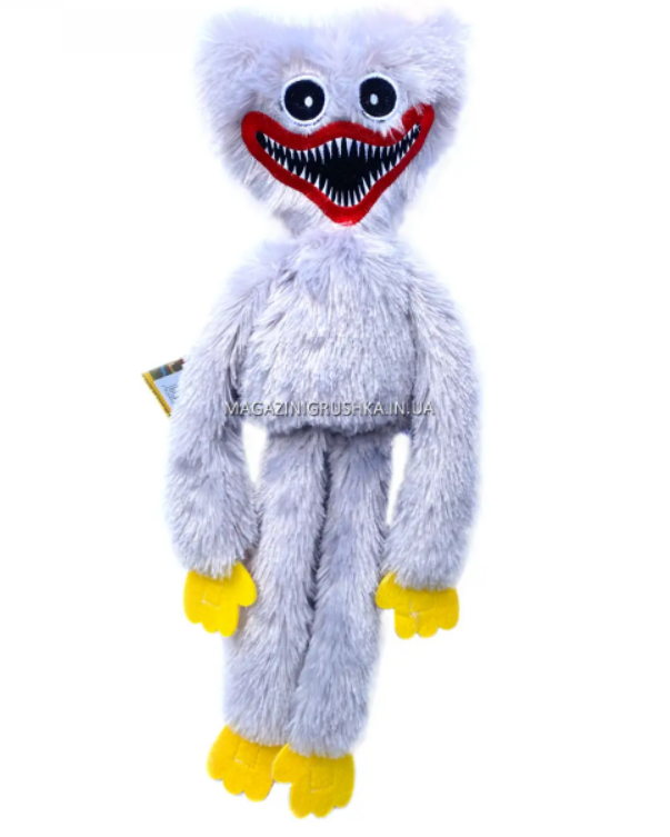 

Мягкая игрушка Хаги Ваги Huggy Wuggy, игрушка Хаги Ваги обнимашка, серый цвет