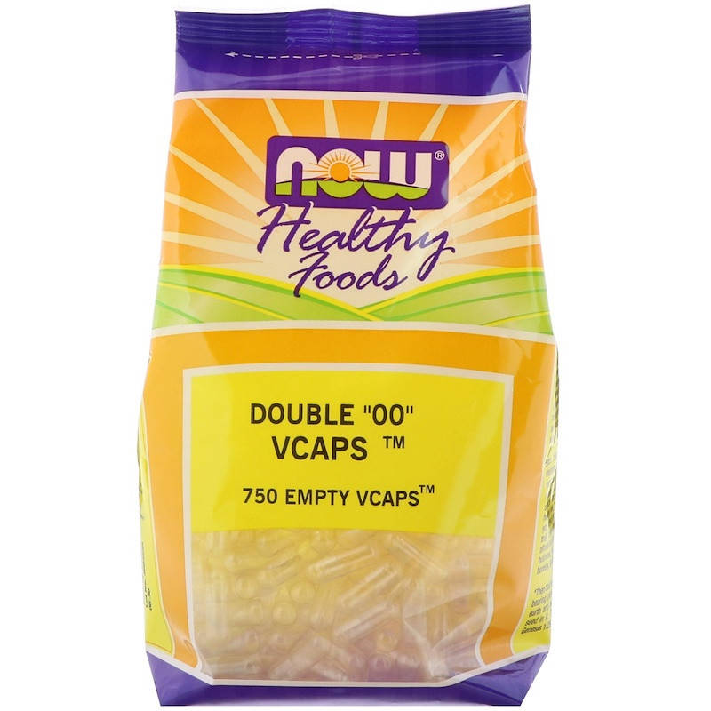 

Пустые капсулы "00", Now Foods, 750 капсул, (NOW-05108), 750