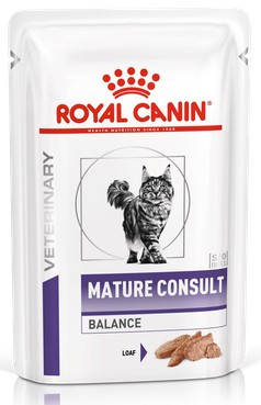 

Royal Canin Mature Consult Balance 85г*12шт паучи (паштет) для кошек