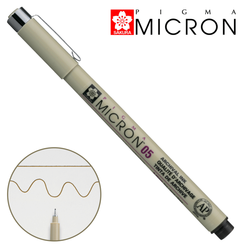 

Линер PIGMA Micron (0.5), 0,45мм, Сепия, Sakura
