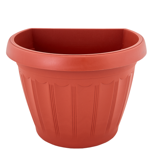 

Вазон для цветов Терра настенный 22х16 терракот 2,8 л Алеана