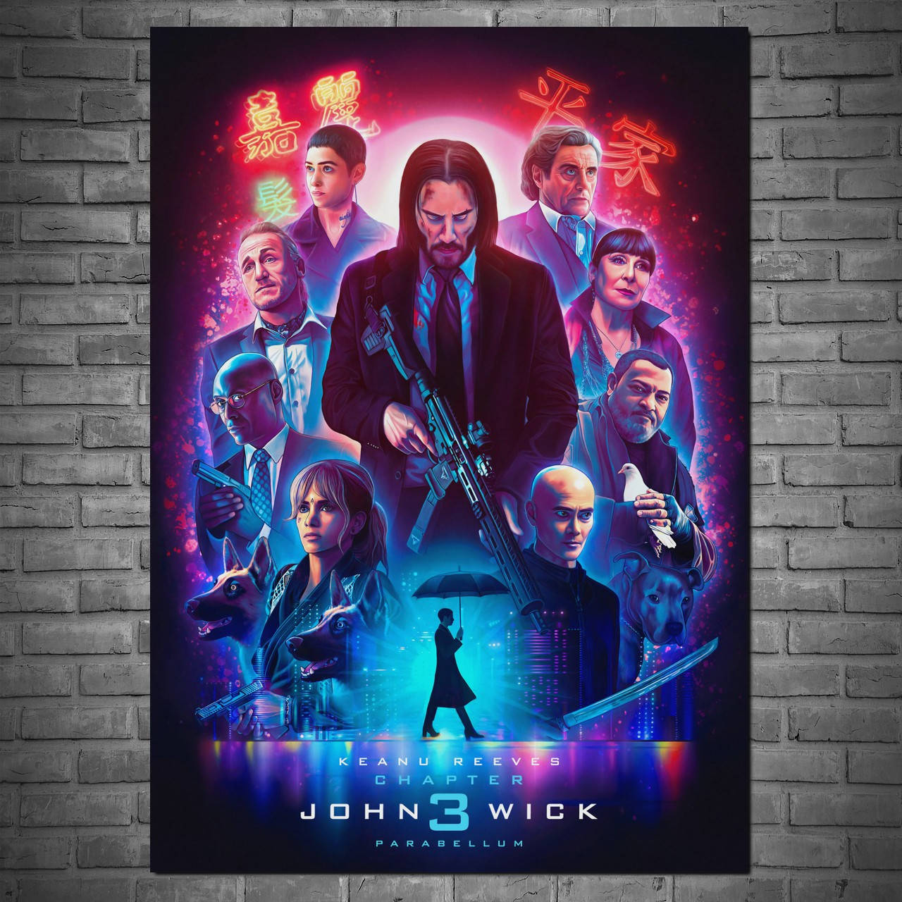 

Плакат "Джон Уик 3, John Wick 3" (артикул 3565) 42, Полуглянец, 30