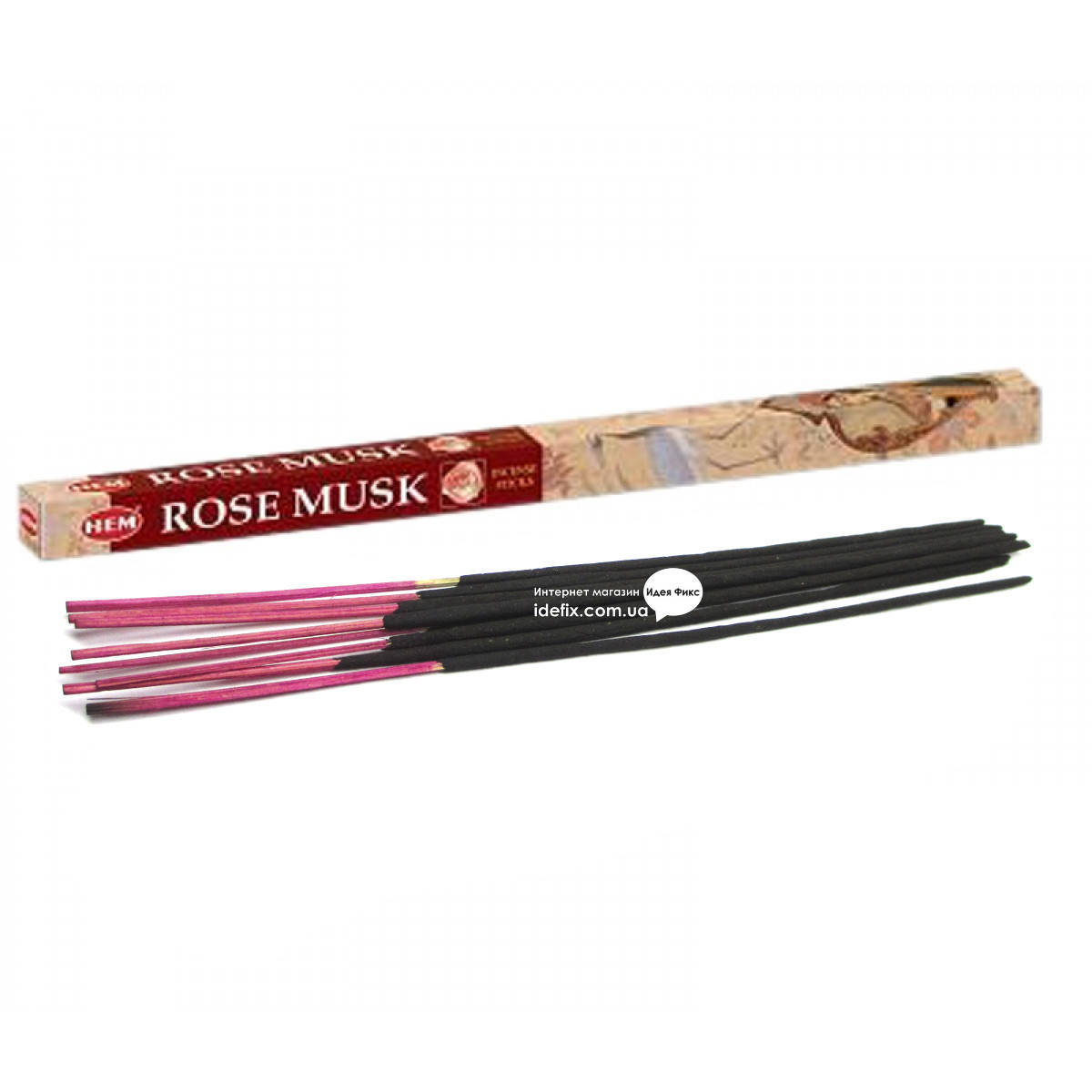 

Благовоние Rose Musk HEM 8шт/уп. Аромапалочки Роза муск (28636K)