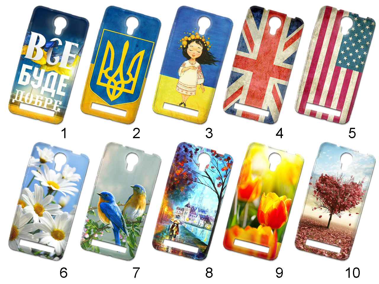 

Силиконовый чехол с рисунком для Doogee X7 / X7 Pro