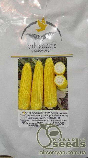 

Кукуруза "Добрыня" F1 2500 сем. (Lark Seeds)