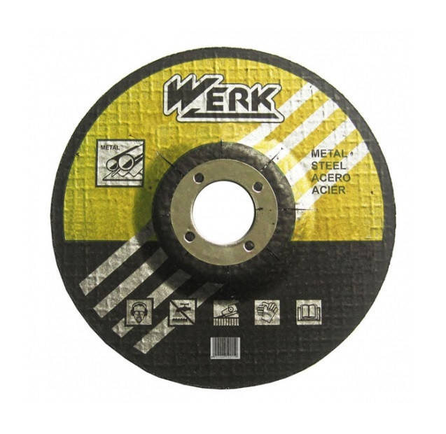 

Круг зачистной по металлу Werk (125*6,3*22,23мм)