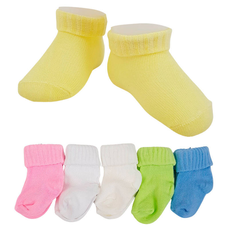 

Носочки для новорожденных №0-1 "Sullun Baby Socks" цветные, Разные цвета