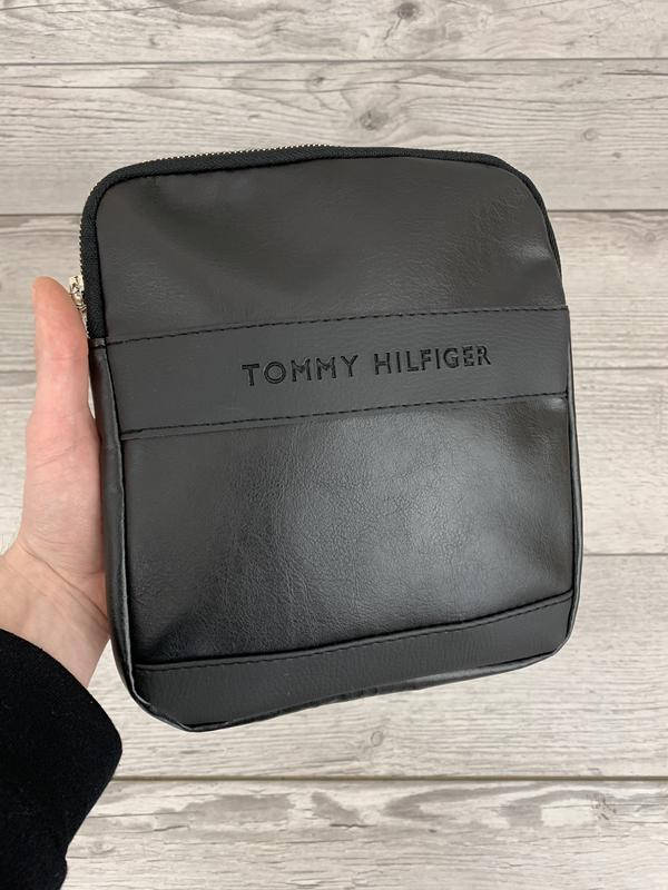 

Мужская сумка через плечо tommy hilfiger томми хилфигер, барсетка мужская сумка черная