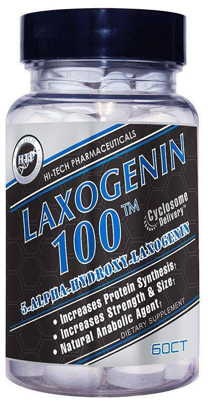 

Hi-Tech Pharmaceuticals (США), Laxogenin 100 (60 таб.), лаксогенин