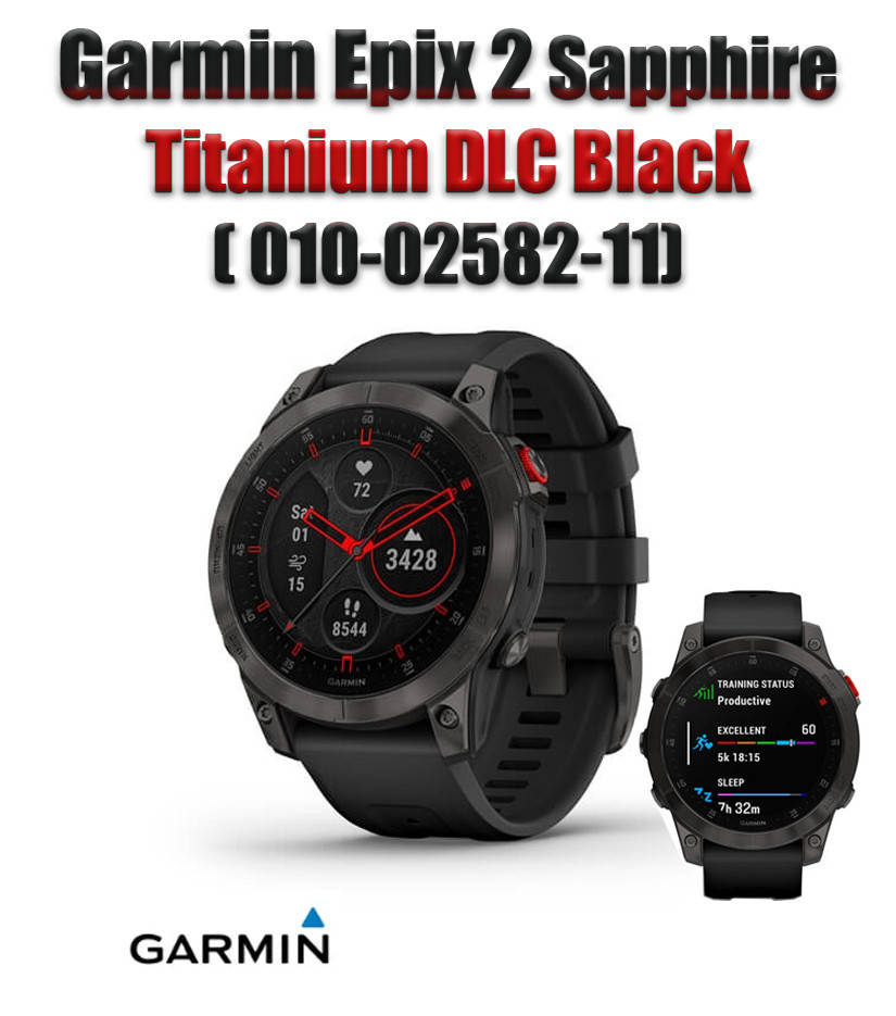 

Смарт-часы Garmin Epix 2 (Gen 2) Sapphire Titanium Black (010-02582-11)