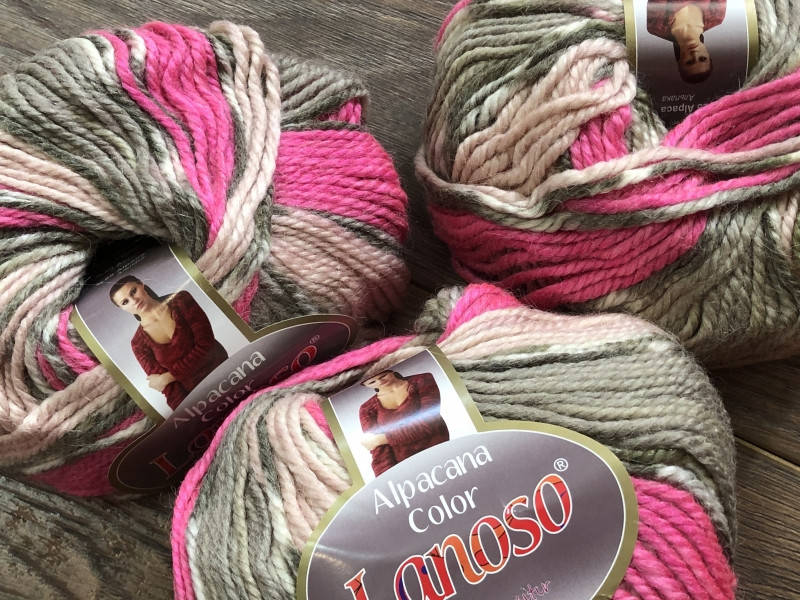 

Пряжа Alpacana color Lanoso-4010