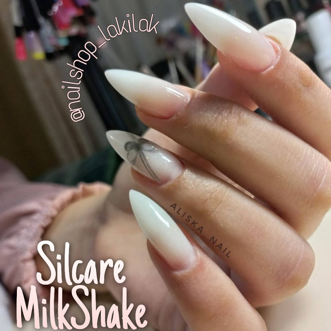 

Молочный гель Silcare MilkShake 30гр, Белый