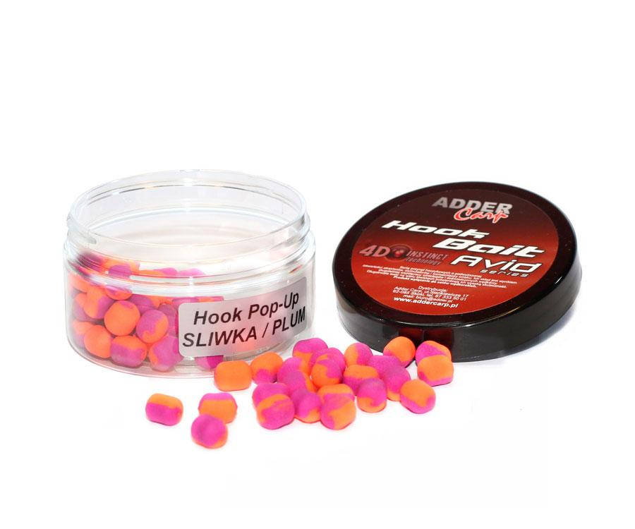

Бойлы Adder Carp Hook Boilies Avid Pop-Up Dumbell 90мл 8/10мм Plum Слива