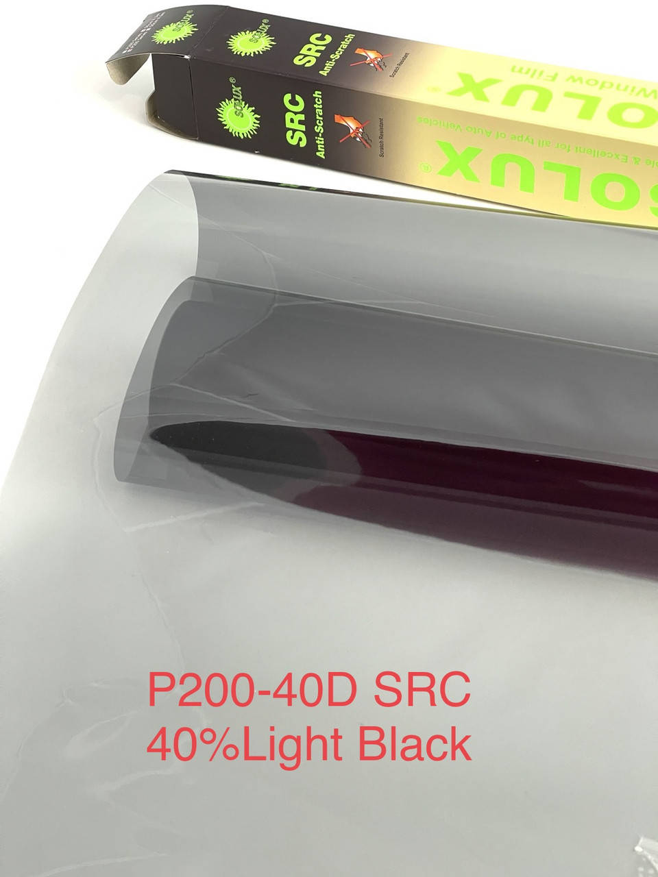 

Р200 SRC 40%Light Black тонировочная плёнка Solux: 50смх3м, Черный