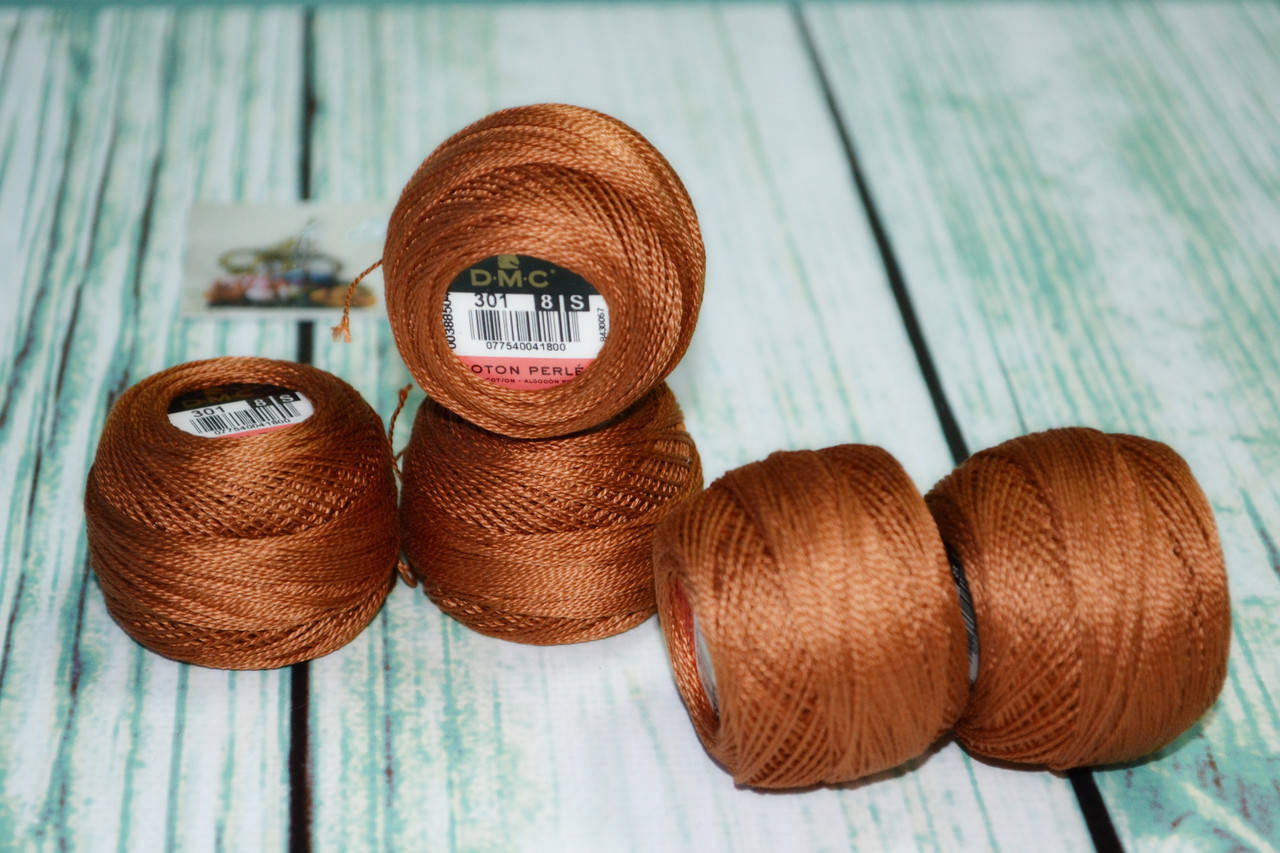 

Мулине DMC Pearl №8, цвет 301