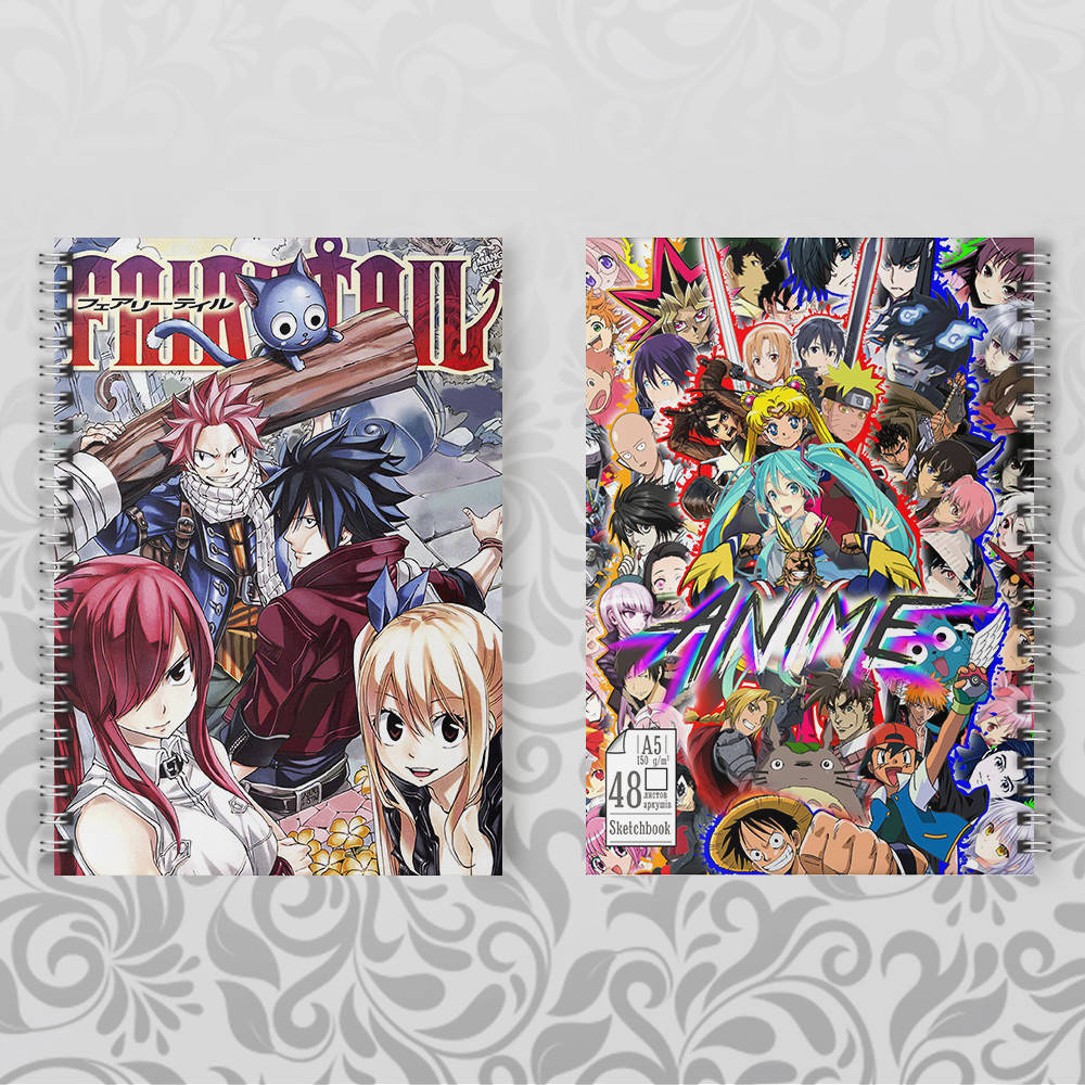 

Скетчбук Аниме Fairy Tail