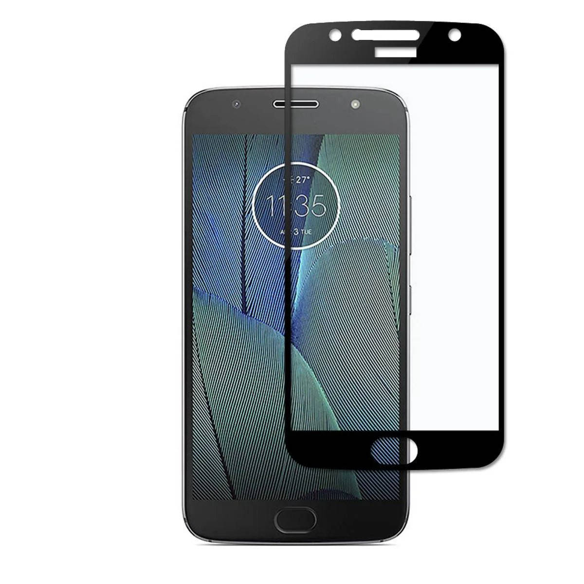 

Защитное стекло для Motorola Moto G5s / XT1793 на экран 5д HQ стекло на телефон моторола мото дж5с черное HQG, Черный