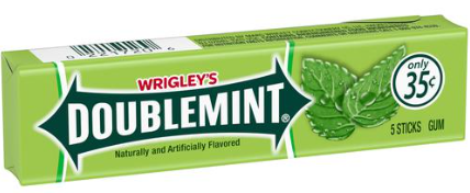 

Американская Жевательная резинка Wrigley'S Doublemint - оригинал из США