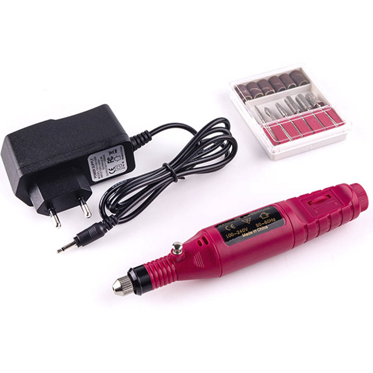 

Портативный фрезер-ручка розовая 9 Вт, 20000 об., Розовый