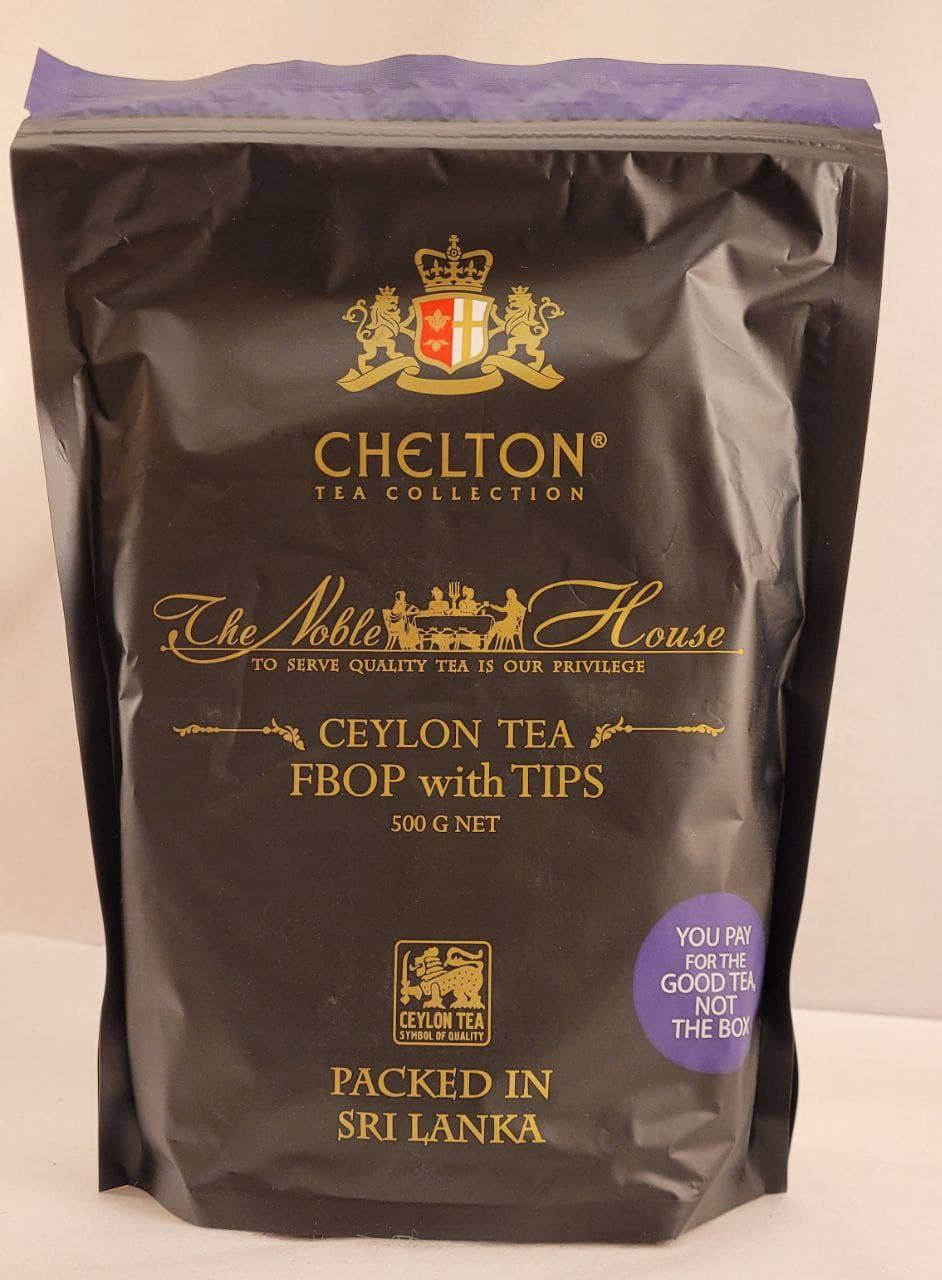 

Черный цейлонский чай с типсами Chelton Челтон Благородный Дом FBOP with Tips Dimbula 500г