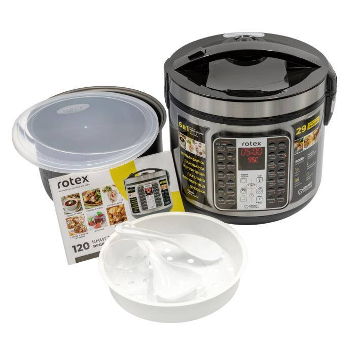 

Мультиварка ROTEX RMC401-B Smart Cooking