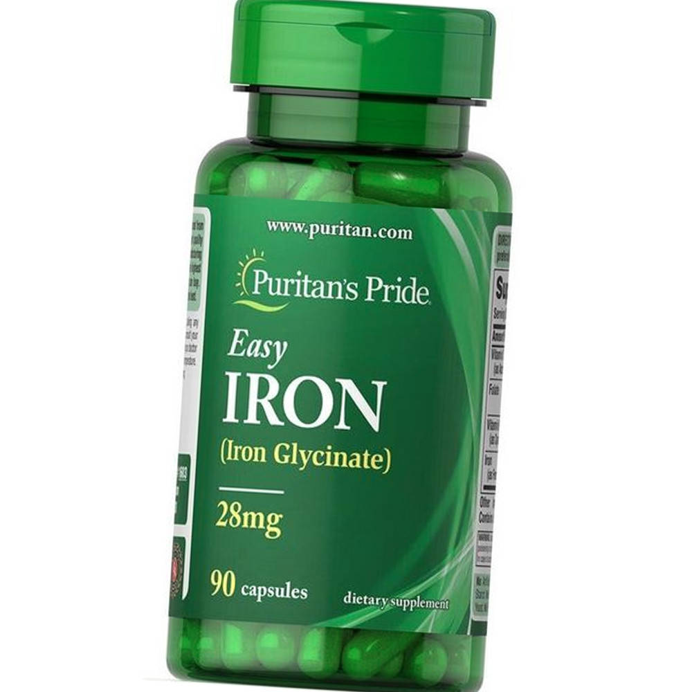 

Железо Puritan's Pride Easy IRON 90 капс минеральный комплекс