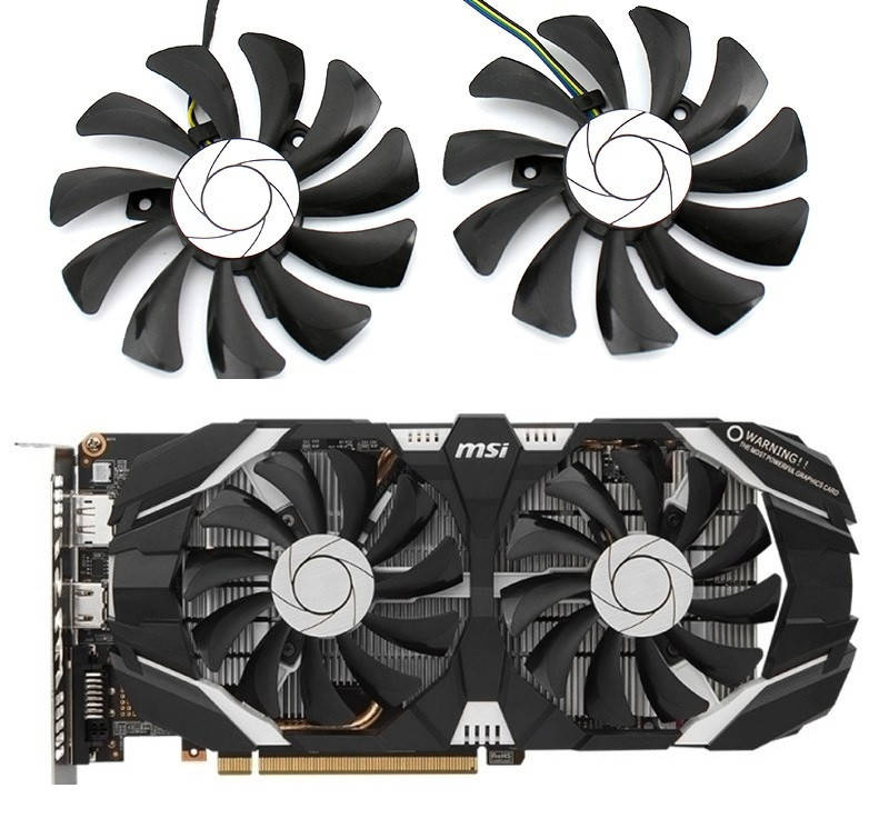 

Вентилятор кулер HA9010H12F-Z для видеокарт P-106 INNO3D MSI GTX1060 комплект