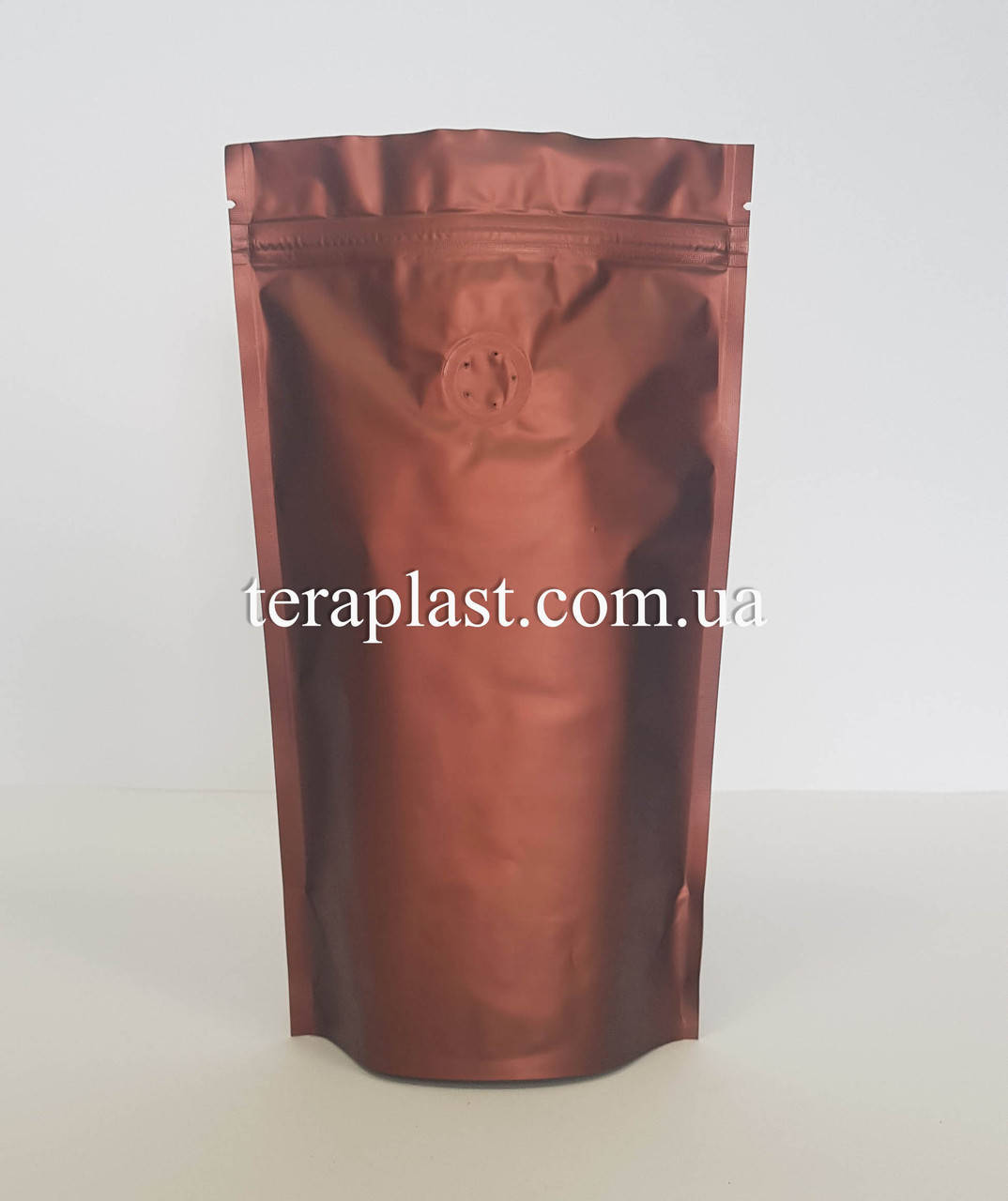 

Дой-Пак 250г коричневый 140х240 с зип замком с клапаном для кофе