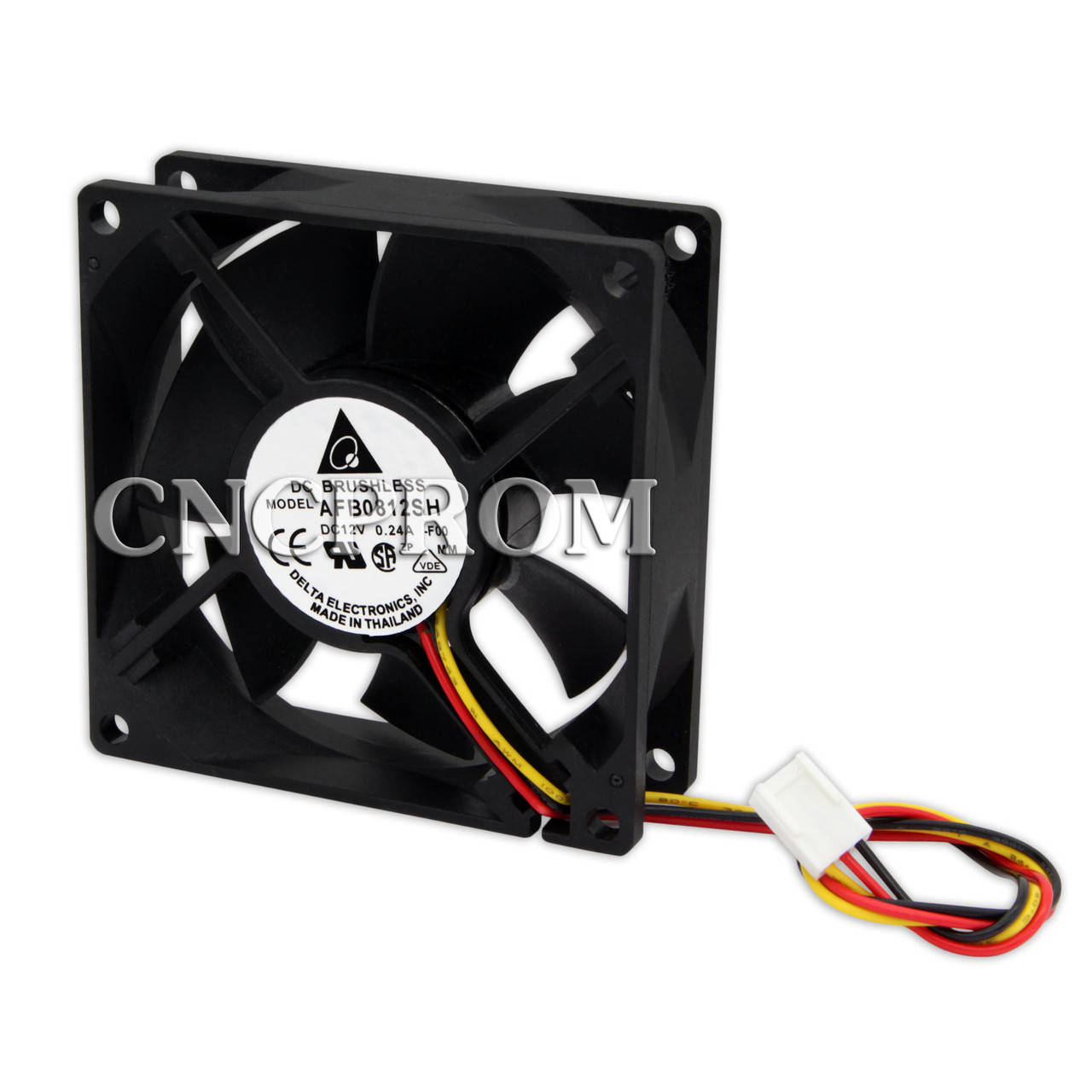 

Вентилятор AFB0812SH 80х80, 12V, 0.24A (3 pin)