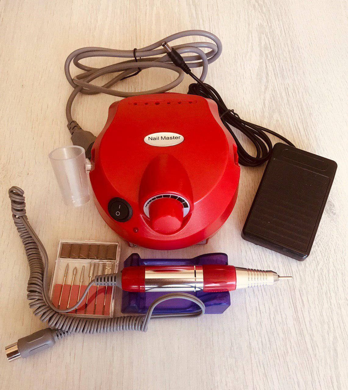 

Фрезер US 202 Nail Drill для маникюра, на 45000 оборотов, Красный ( 50 ватт Корея)