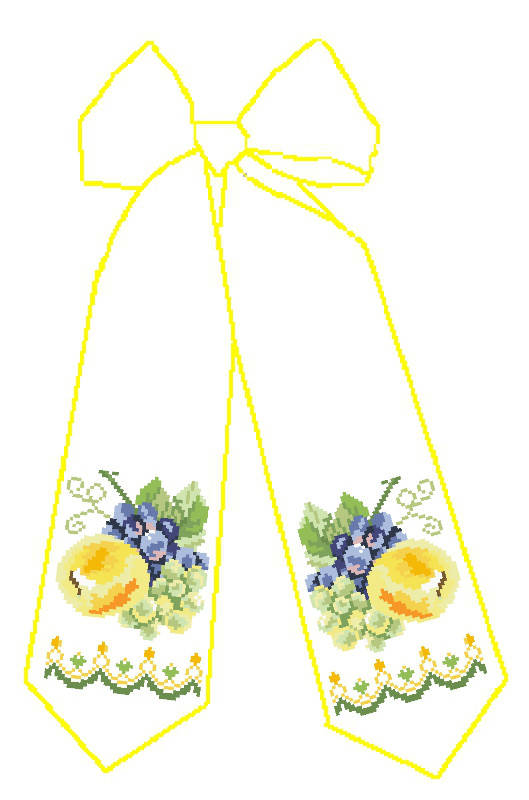 

БС-013. Схема Бант на кошик до Спаса