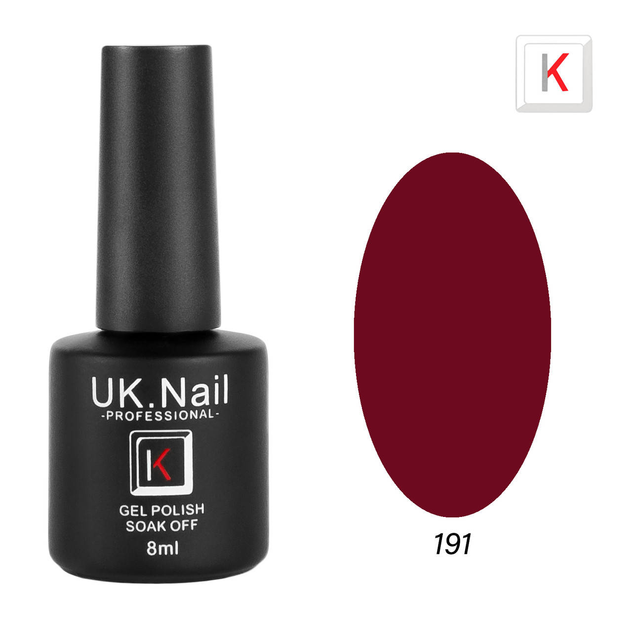 

Гель-лаки UK.Nail 8 мл, №191