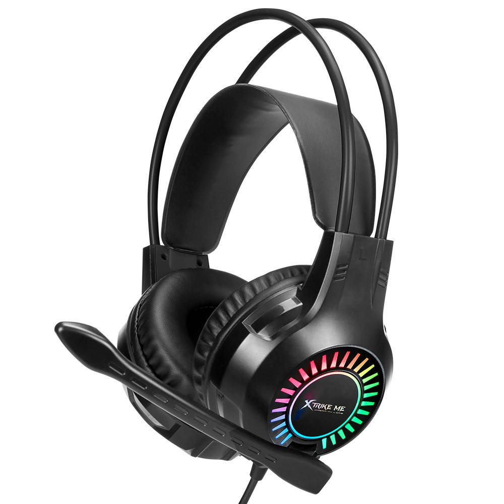 

Наушники игровые XTRIKE ME Gaming RGB Backlight GH-709, черные, Черный