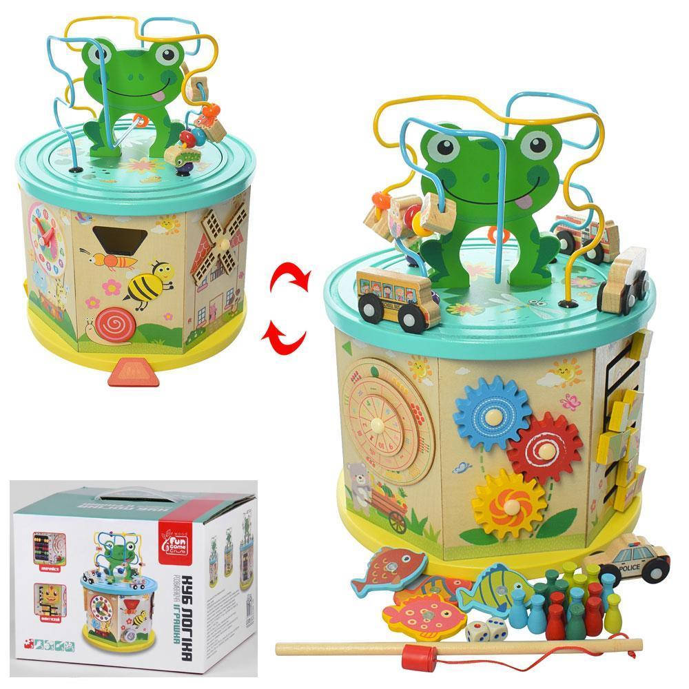 

*Развивающая деревянная игрушка (бизиборд, пальчиковый лабиринт, рыбалка) арт. 49679