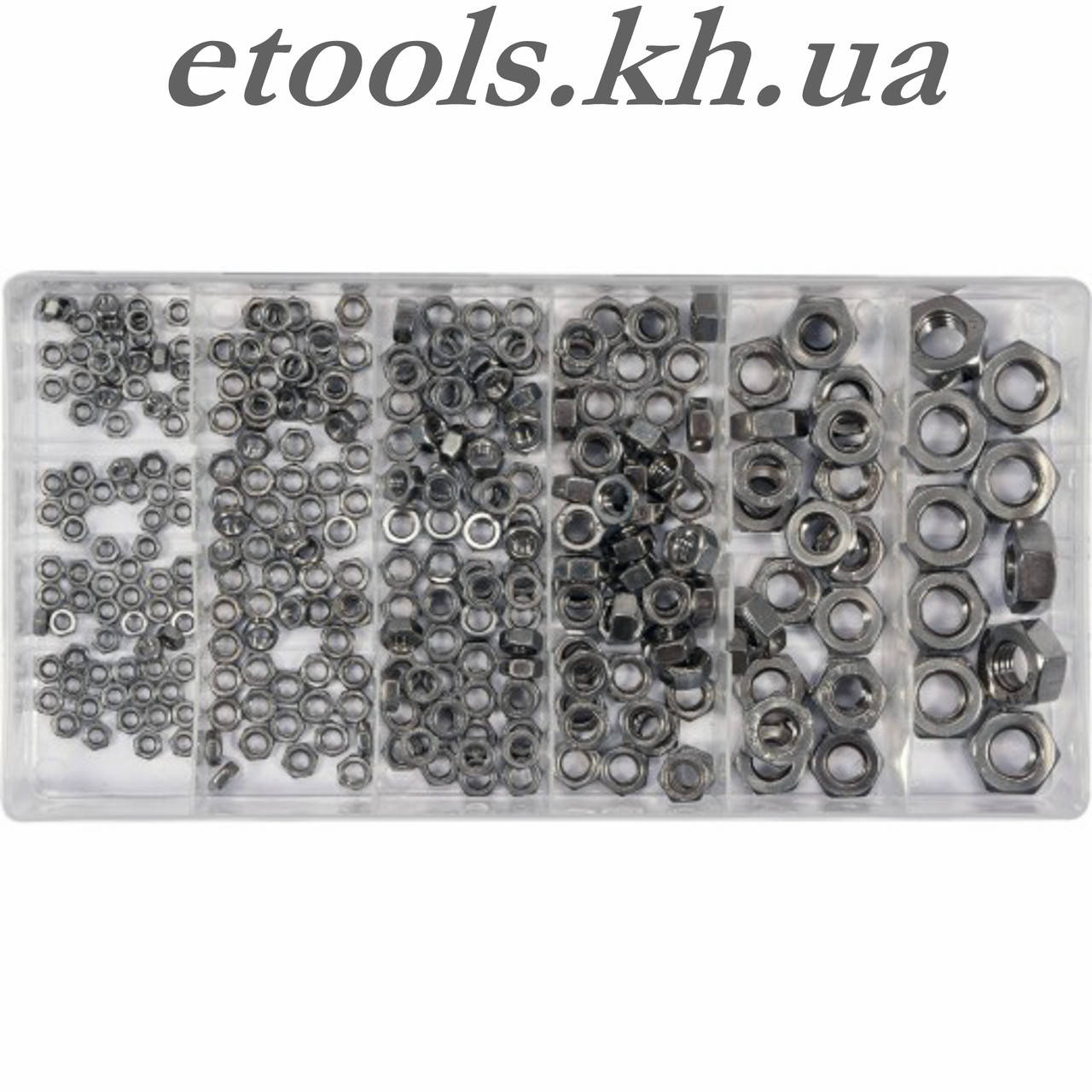 

Набор из 300 нержавеющих гаек М3- М10 Yato YT-06773