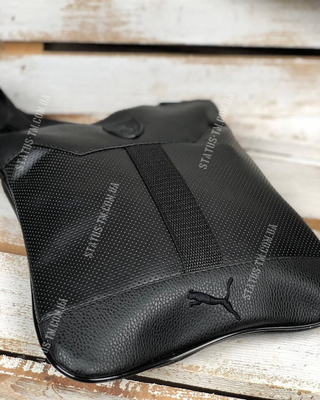 

Спортивная мужская сумка Puma Ferrari черная на плечо, сумка-планшетка Puma Ferrari черная