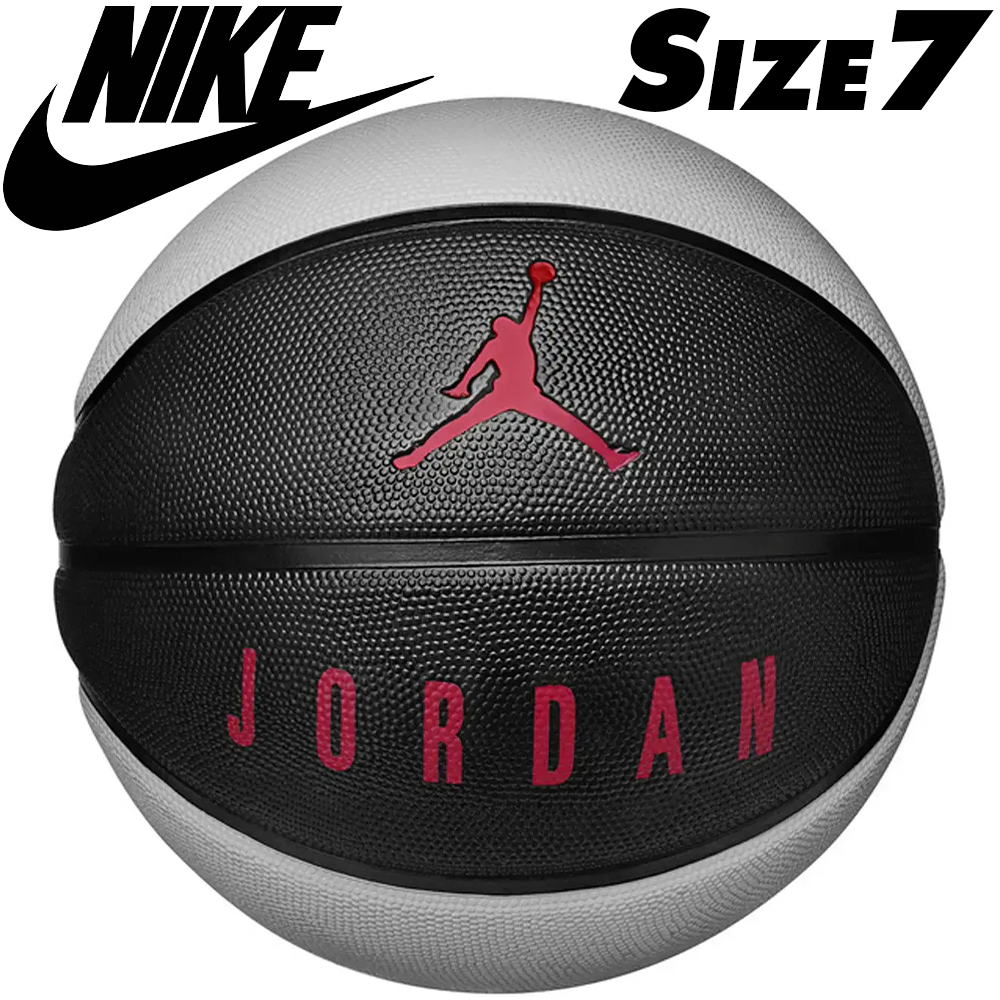 

Мяч баскетбольный Nike Jordan Playground 8P Black/Wolf Grey/Gym Red/Gym Red, размер №7