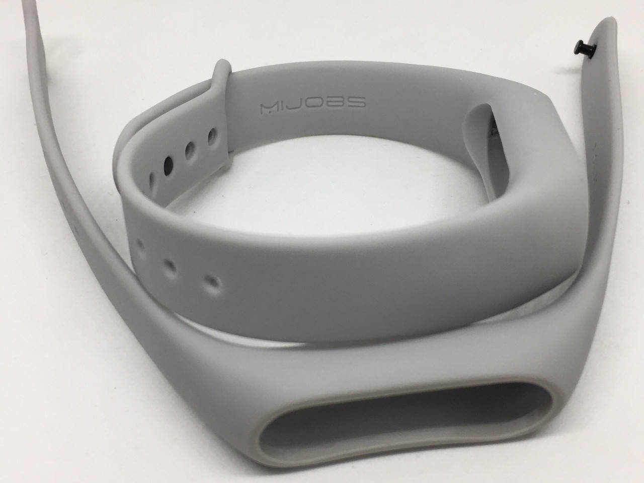 

Ремешок для фитнес-браслета Xiaomi Mi Band 2 ми бенд 2 Mijobs светло серый