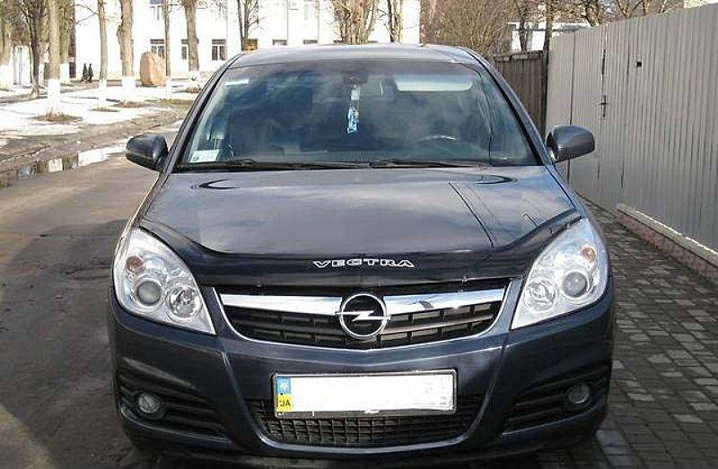 

Дефлектор капота, мухобойка Opel Vectra C 2006- (рестайлинг) VIP Tuning