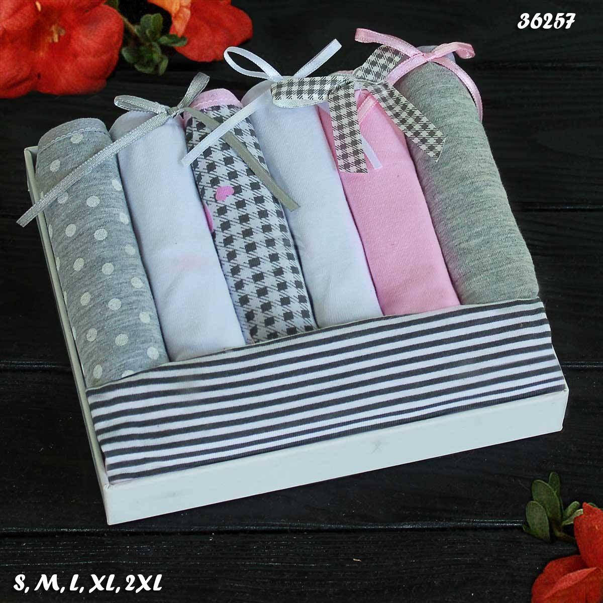 

Женские трусы хлопок недельки Nicoletta 7 шт. р. S, M, L, XL, 2XL