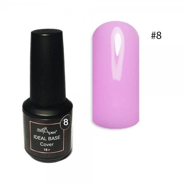 

Камуфлирующая база Ideal Base Nailapex №8, 15 мл