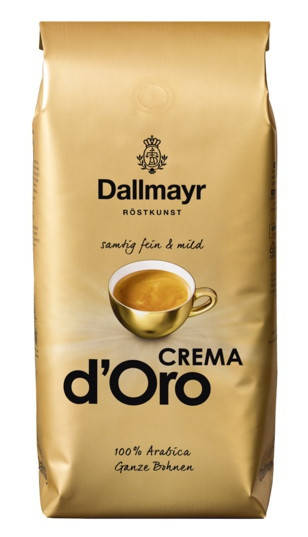 

Кофе Dallmayr Crema D'oro 1 кг в зернах 100% арабика Германия