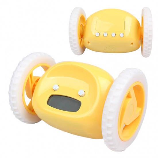 

Убегающий будильник на колесиках Yellow